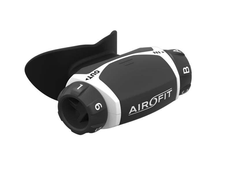 [1284168] AIROFIT Atemtrainer Active, Schwarz/Weiss