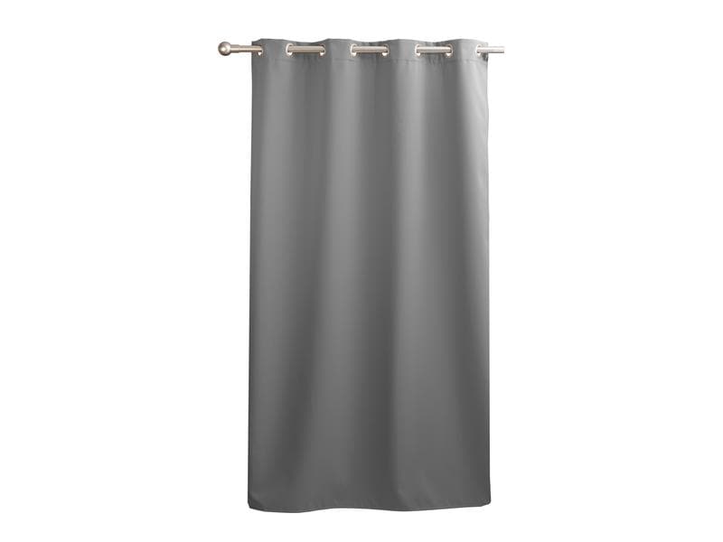 [1305526] Casa Leon Verdunklungsvorhang mit Ösen 135 cm x 245 cm, Grau