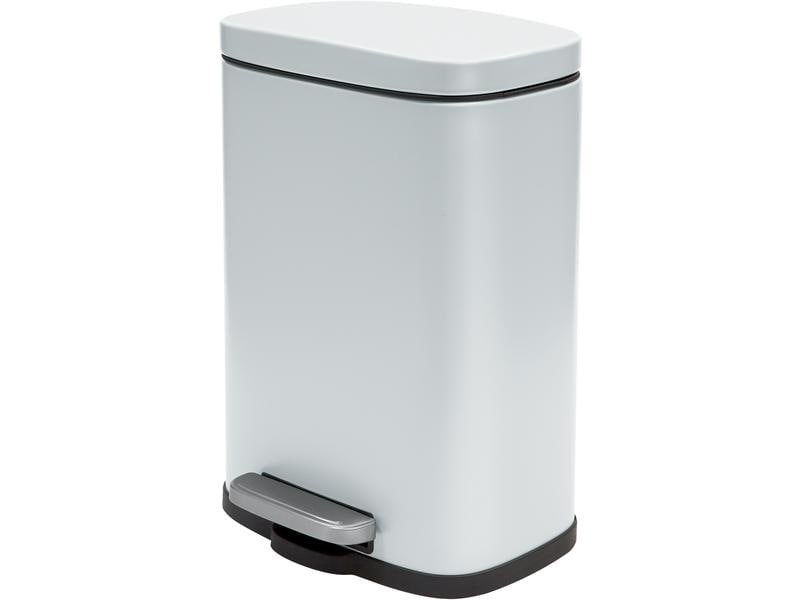 [1313503] spirella Treteimer Poubelle Akira Matt 12 l, Weiss
