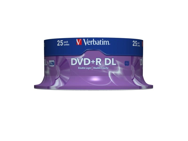 [150596] Verbatim DVD+R 8.5 GB, Spindel (25 Stück)