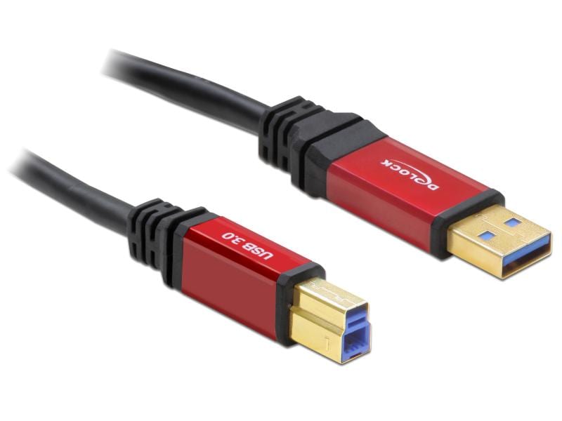 [609275] Delock USB 3.0-Kabel Premium USB-A - USB-B 2 m (2 m)