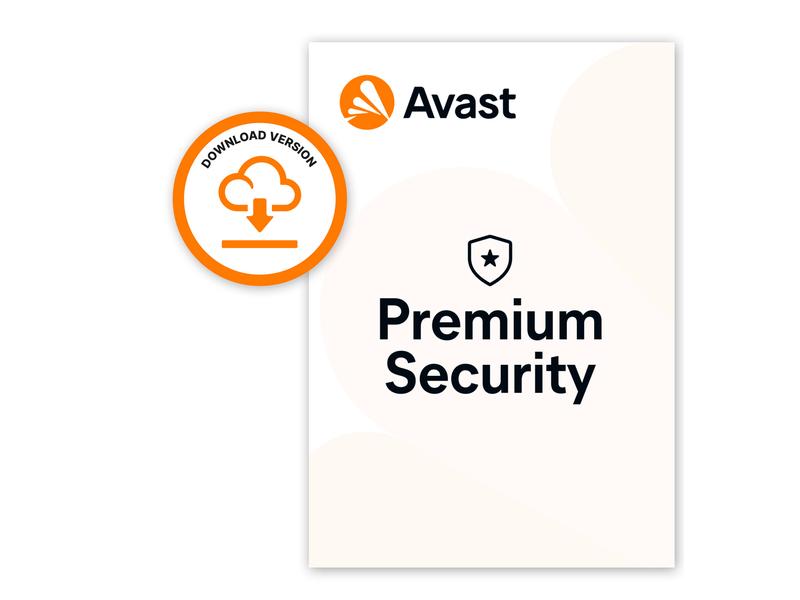 [1599707] Avast Premium Security ESD, Vollversion, 10 Geräte, 1 Jahr