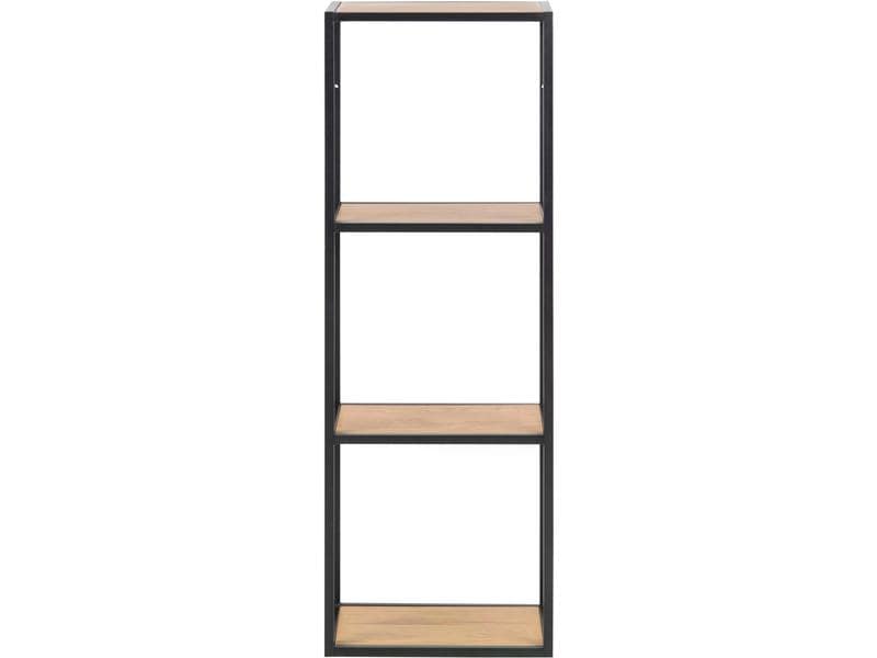 [1632486] AC Design Regal Seaford 24 x 37 x 108 cm, Schwarz/Nature