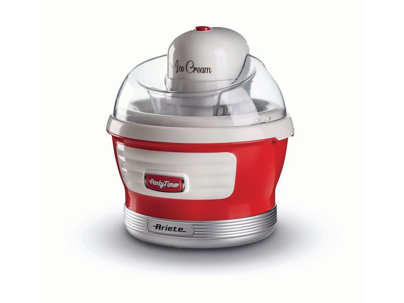 [1657551] Ariete Glacemaschine Party Time ARI-643-RD 1.5 l, Rot/Weiss