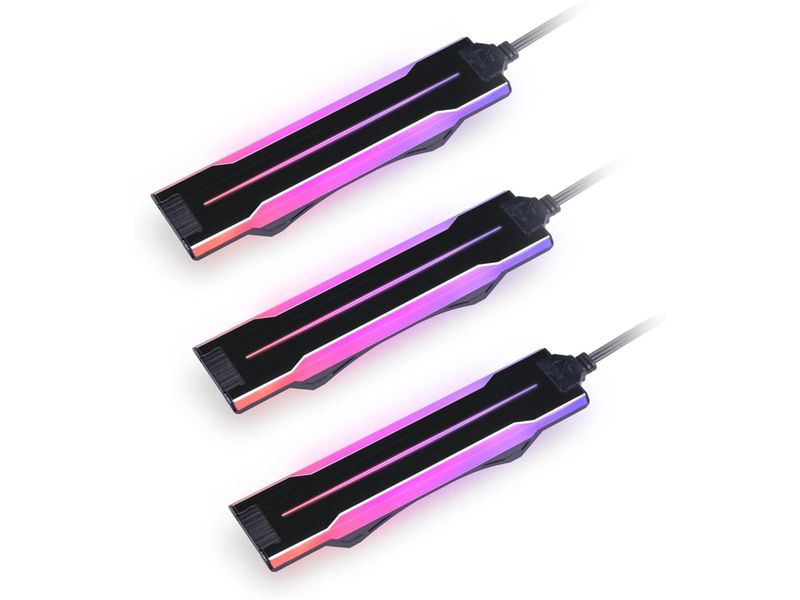[1690653] Lian Li Uni Fan P28 Side ARGB Strip 3er Pack – Schwarz