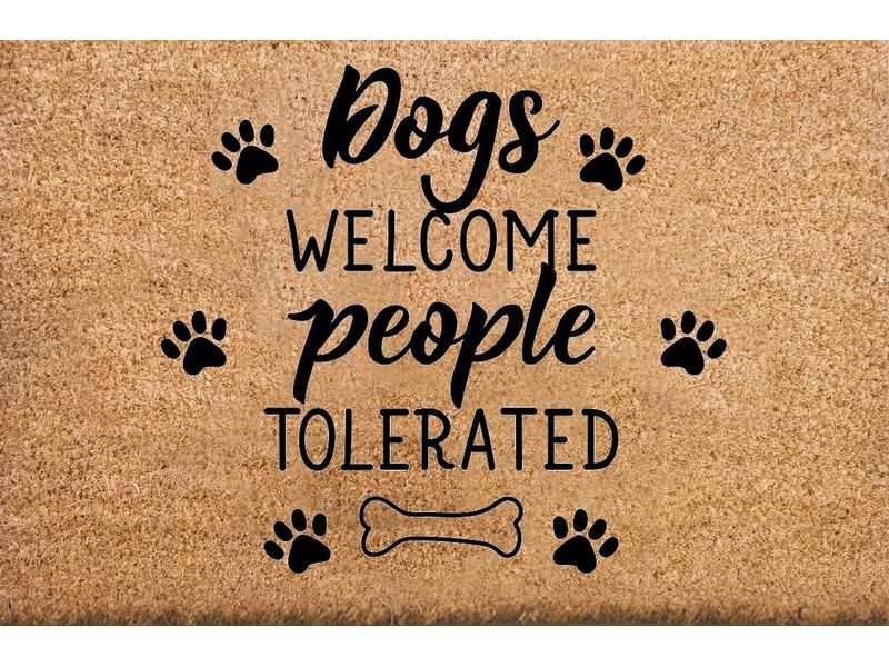 [1709185] Conceptum Hypnose Fussmatte Dogs are.. 40 cm x 60 cm