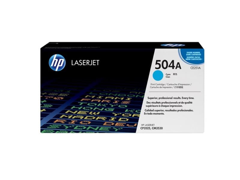[93077] HP Toner Nr. 504A (CE251A) Cyan (Cyan)