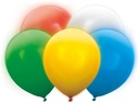 Partydeco Luftballon LED Weiss, 30 cm