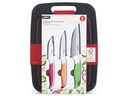 Zyliss Schneidebrett-Set mit Messer, 4-teilig 28 cm  x 37 cm