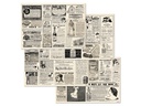 Trendform Tischset Newspaper 29.7 cm x 42 cm,  4 Sujets à 12 Blatt