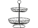 Boltze Etagere Quincy 28 x 35 cm, Schwarz