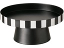 Boltze Etagere Stripes Schwarz/Weiss, 11 x 25 cm