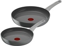 Tefal Pfannen-Set Renew On 24 / 28 cm Grau
