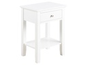 AC Design Nachttisch Linnea Weiss, 45 x 34 x 62.8 cm