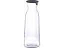 Zeller Present Glaskaraffe mit Kunststoffdeckel 1 Liter