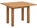 AC Design Tisch Kenley Braun, 45/90 x 100 x 75 cm