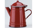 Ibili Kaffeekanne Roja 1 Liter 1 l, Rot/Weiss