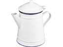 Ibili Kaffeekanne Blanca 1 Liter 1 l, Schwarz