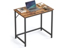 VASAGLE Tisch 80 x 50 x 76 cm, Braun/Schwarz