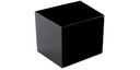 Webstar Fingerfood-Schale Cube Schwarz 60 ml 15 Stück
