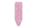 Brabantia Bügelbrettbezug B mit 2 mm Schaumstoff 124 x 38 cm, Pink