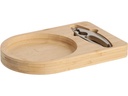 Zeller Present Nussknacker-Set 2-teilig aus Bambus 26 x 17.5 x 5.3 cm