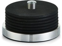 Zeller Present Glasuntersetzer Set Edelstahl Silikon Ø 10 x 6 cm, 7-teilig