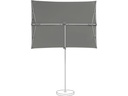 Suncomfort by Glatz Sonnenschirm Flex Roof 195 x 140 cm, Stone Grey