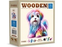 Wooden City Holz-Puzzle Happy Puppy M 50 Teile