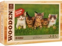 Wooden City Holz-Puzzle Kätzchen 40 Teile
