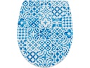 diaqua® Toilettensitz Arles Malika Blau/Weiss