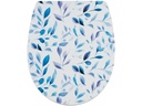 diaqua® Toilettensitz Arles Lea Blau/Weiss