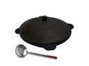 GRILLPETER Uzbekischer Kazan mit Schaumlöffel 22 L