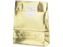 Partydeco Geschenktüte Gold, 18.5 x 28.5 x 8 cm