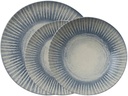 Arthur Krupp Speise-Service Sunlight Blue 12 Stück,Blau