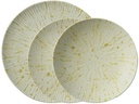 Arthur Krupp Speise-Service Golden Ray 12 Stück,Beige/Gold