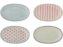 Bloomingville Servierplatte Patrizia, 21.5 x 13 cm, 1 Stück, assortiert