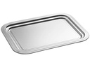 APS Servierplatte Classic 41 x 31 x 1.5 cm, Silber