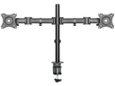 Ultradesk Tischhalterung Skeleton Double bis 16 kg – Schwarz matt