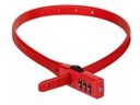 Kryptonite Klick-Schloss Combo 530 mm, Rot