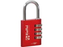 Rieffel Vorhängeschloss Aluminium Nr. 22 Rot Aluminium