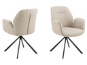 AC Design Stuhl Aura Beige/Schwarz