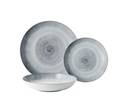 Lunasol Speiseteller Elements Vulcano 12-tlg. Grau