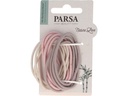 Parsa Beauty Love Haargummi, schmal, Beige, Rosa