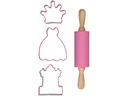 BackshopSchweiz Backset mit Ausstecher und Wallholz – Prinzessin Prinzessin