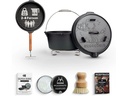 Gusskoenig Dutch Oven Set 4.5 l mit 2in1 Deckelheber ohne Füsse