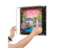 iDisplayit Acryl-Wand-Display LEGO 31218 3 mm Schwarz