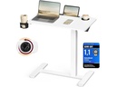 VASAGLE Stehtisch mit Platte 70 x 40 cm Weiss