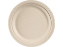 Duni Einwegteller Bagasse 22 cm 50 Stück, Beige