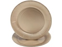 PRO nappe Einwegteller Gold metal 10 Stück